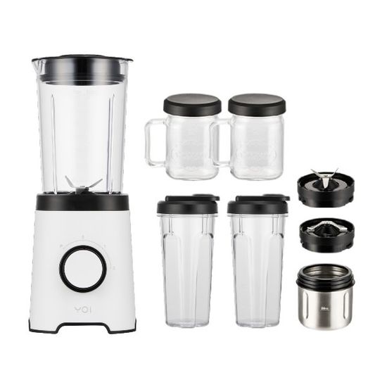 [요아이] 미니 블렌더 믹서기 YMB-232FWH (용기 6종)