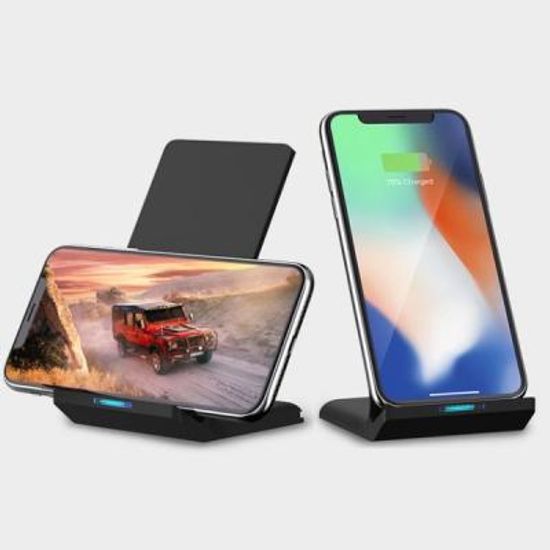 휴대폰 듀얼코드 급속 고속 무선충전기 거치대