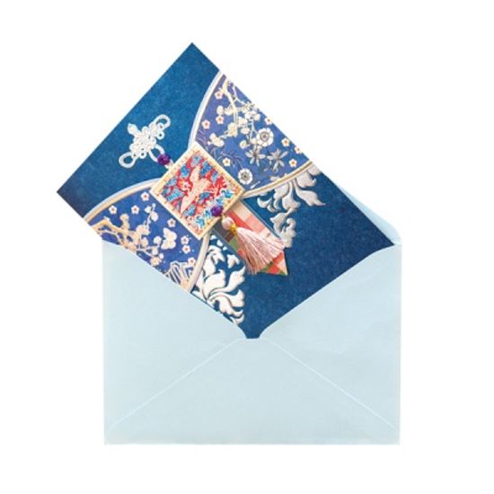 학자수카드 전통 연하장 FT3005-6