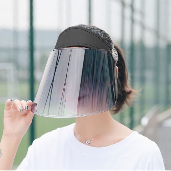 썬쉴드 자외선차단 썬캡(블랙)