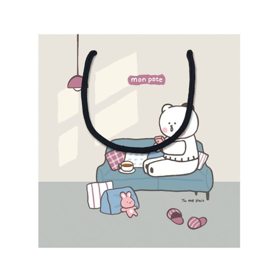프롬앤투 몽 포트 캐릭터 쇼핑백 FP18A-1 10매