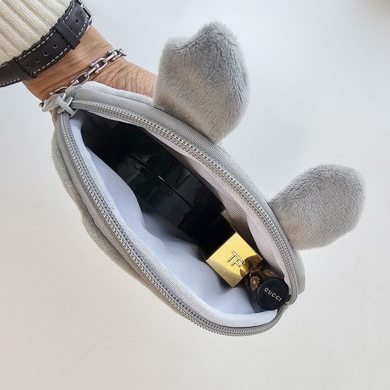 토토로 페이스 포켓 소품 스트링 파우치