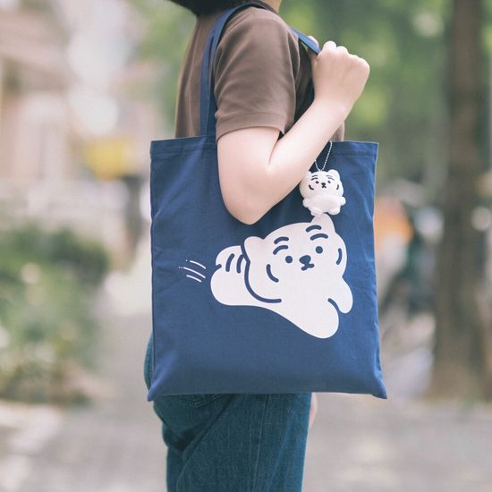 뚱랑이 숄더 에코백 2종