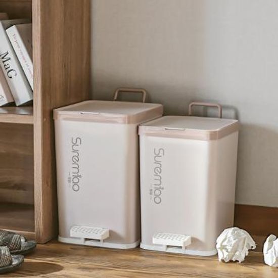 파베르 부드러운 무소음 페달휴지통 2size