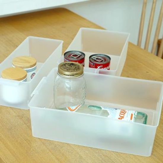 반투명 다용도 트레이 L 4P 냉장고 수납정리 계란음료