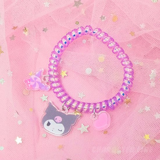 산리오 쿠로미 스프링 헤어 끈