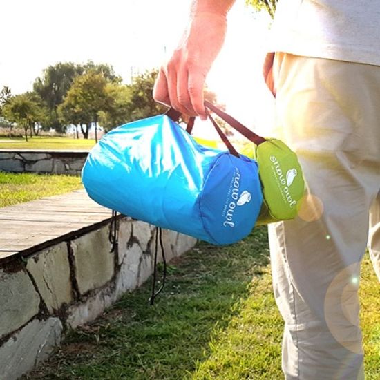 스노우아울 초경량 포터블 에어 매트