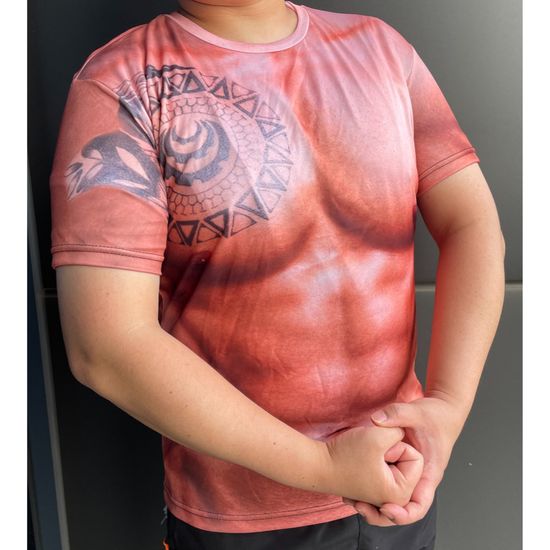 웃긴 근육 티셔츠 반팔 복근 몸짱 문신 재미있는 선물