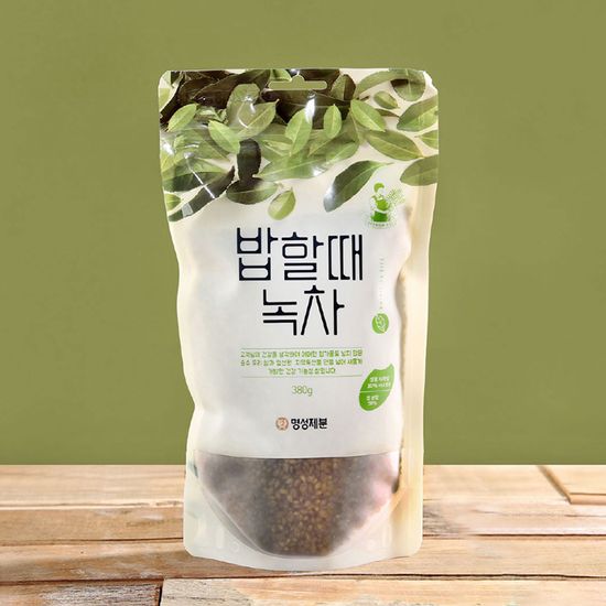 [명성제분] 밥할때 녹차(380g) (파우치형)