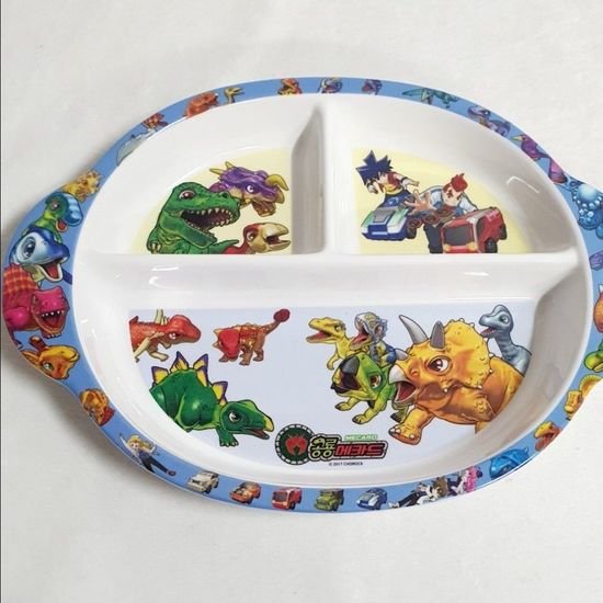 공룡메카드 멜라민 타원식판(WFFPX9K)