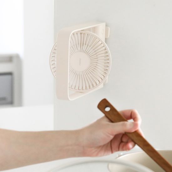 마그넷 탁상용 무선 선풍기 휴대용 캠핑 사무실 미니