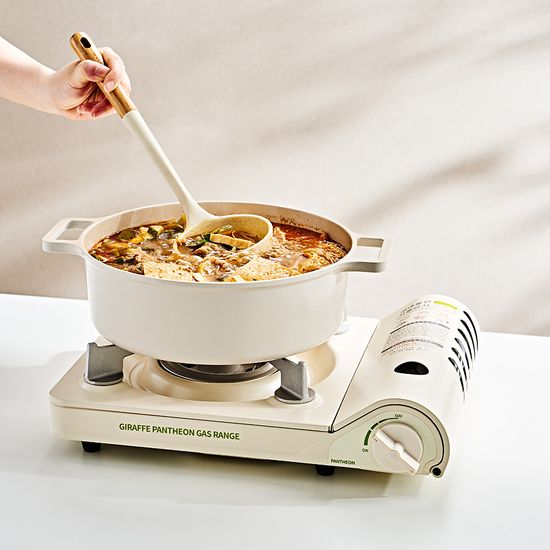 지라프 부르스타 휴대용가스버너 판테온가스렌지 크림