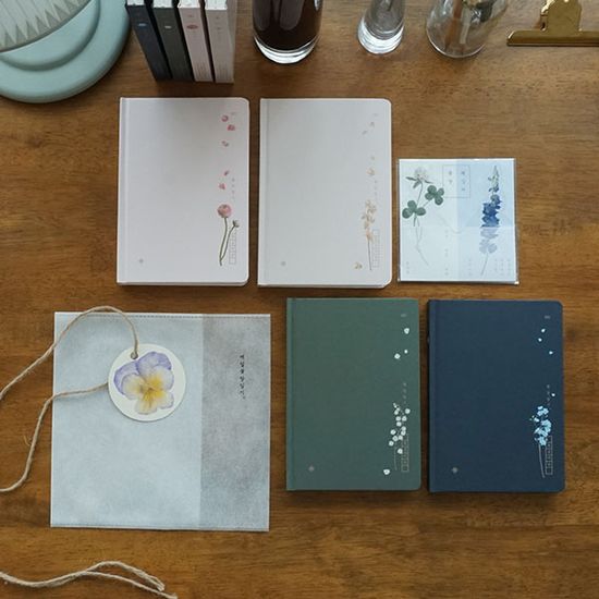 꽃길여담 백일 꽃말일기 선물세트