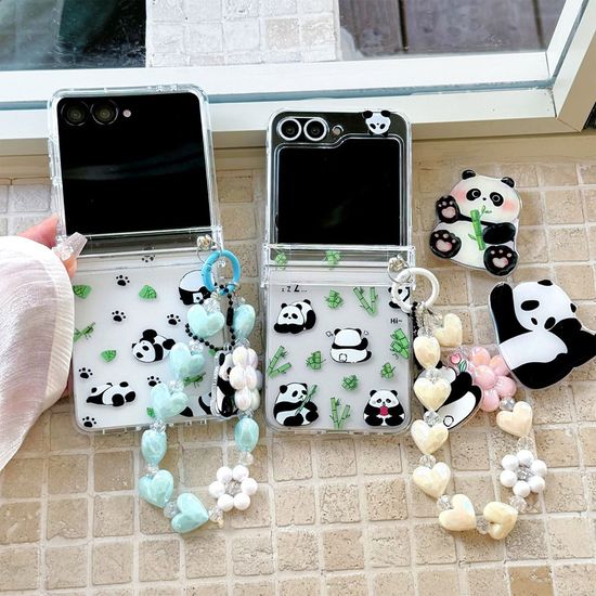 갤럭시 z플립 7 6 5 4 애니멀 캐릭터 스마트톡 케이스