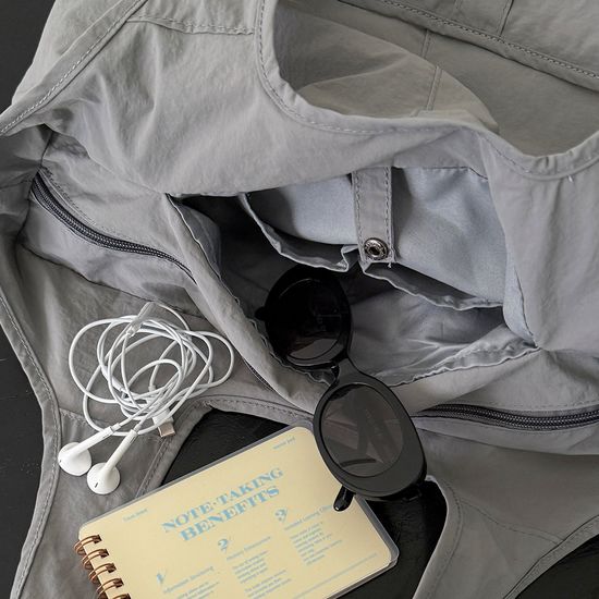 텐포켓 나일론 보부상 숄더백