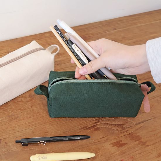 오첵 캔버스 사각 멀티파우치 펜파우치 VER.3