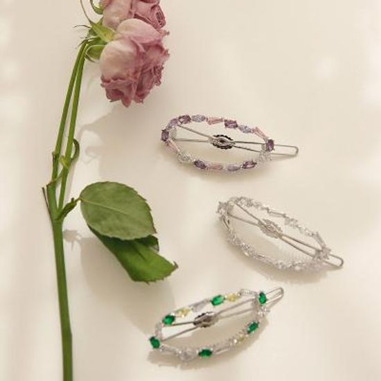 제이로렌 고급 큐빅 라운드 포인트 헤어핀 H0755