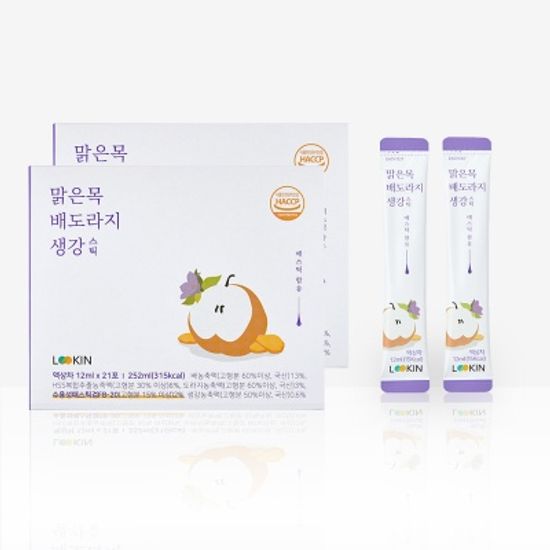[1+1] 매스틱함유 맑은목 배도라지 생강스틱 21포