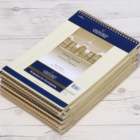 옥스포드 절취 스프링노트-A4 90매 상철 D01 10권