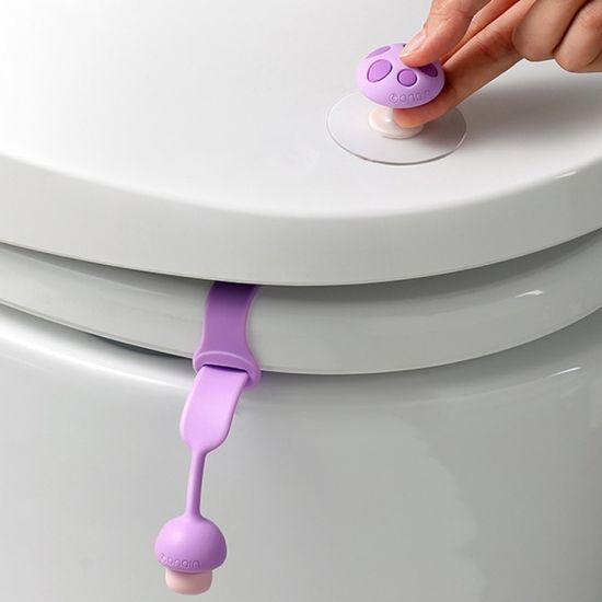 버섯 실리콘 변기 뚜껑 리프터 시트 핸들 손잡이 세트