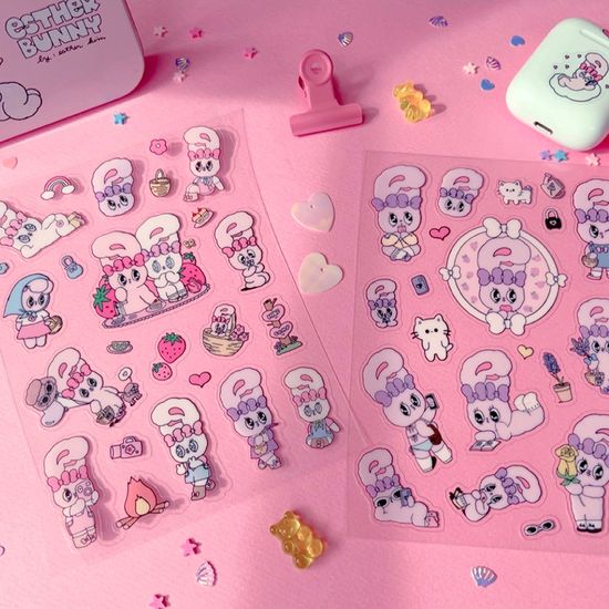 에스더버니 러브썸 스티커 2(4디자인 1세트)