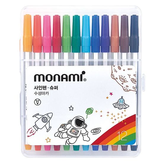 모나미 싸인펜세트12색(1자루 0.7mm)(W7E87CB)
