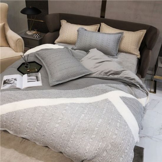 [클라모프] 윈터 니트 보들보들 시트커버 세트