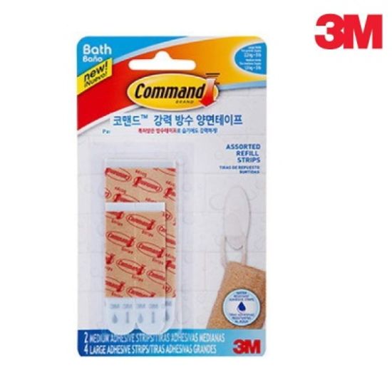 3M 코맨드리필 강력방수양면테이프 (BATH 22)