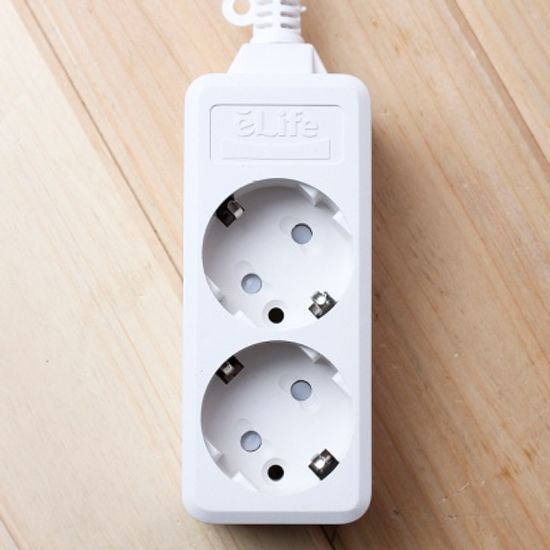 4.5M 롯데 이라이프 2구 안전 멀티탭/회사단체