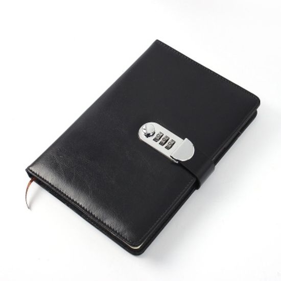 빈티지 비밀번호 다이어리형 노트(블랙) 업무 A5노트