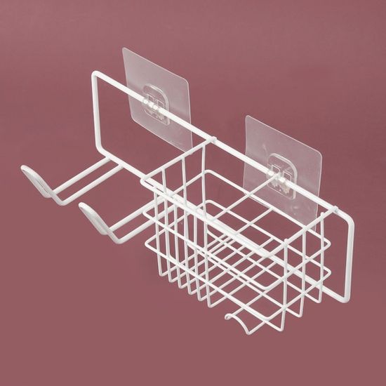 심플라인 접착식 드라이기 거치대(화이트)