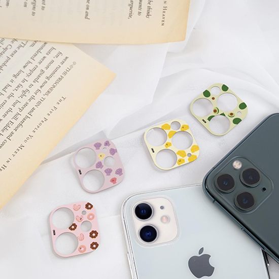 아이폰14 13 12 11 패턴야미 캐릭터 카메라 보호 필름