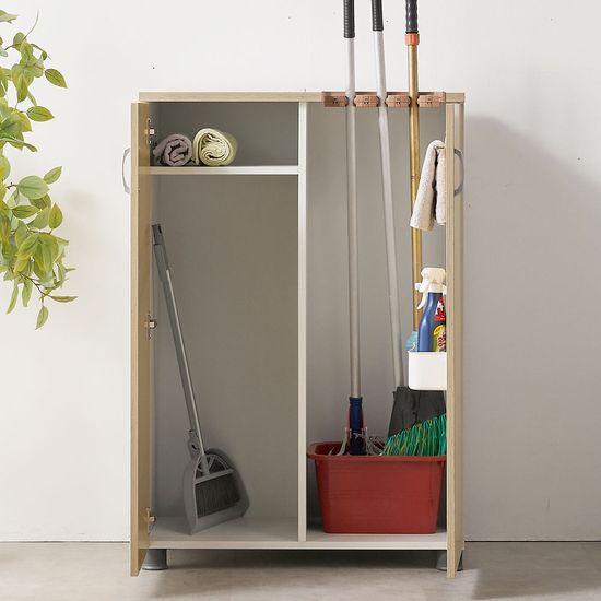 이프 청소도구함 대걸레 걸이 거치대 밀대 (착불)