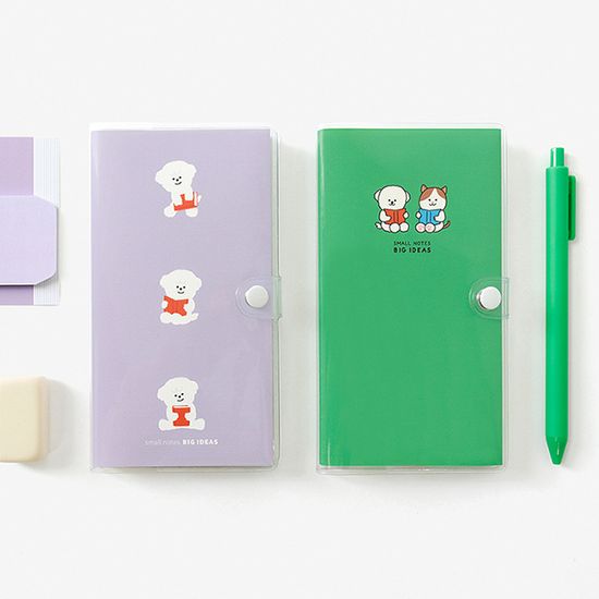 투명커버 손안에 그리드노트