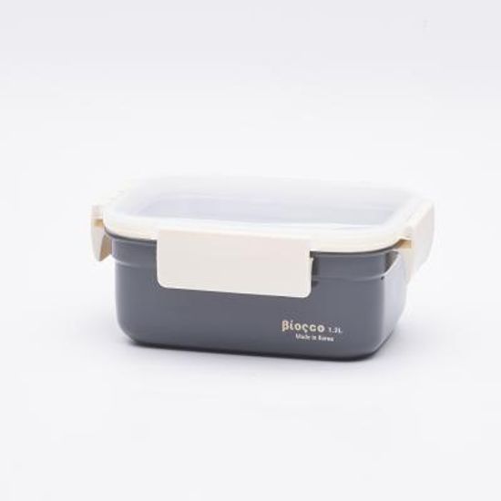 비오스코 레인지용 도시락 반찬통 스텐 밀폐용기 1.2L