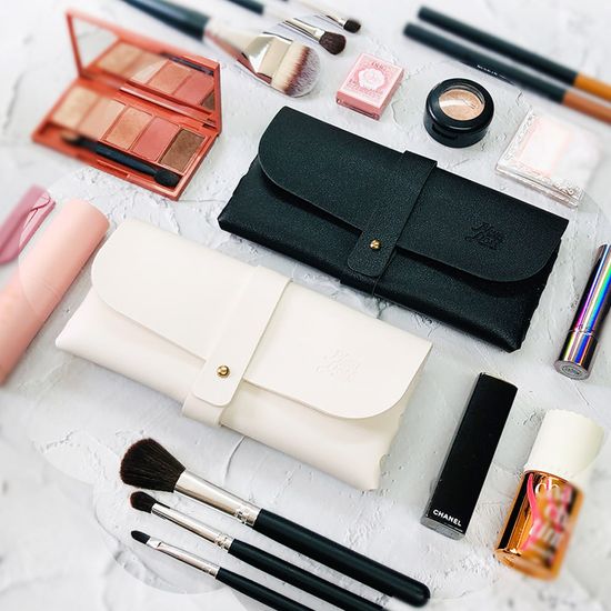 플럼도트 데일리 화장품파우치 휴대용 메이크업 수납