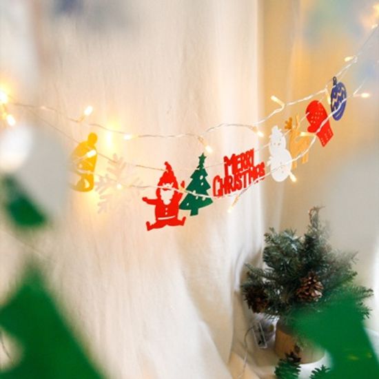 크리스마스 홀리 미니 가랜드