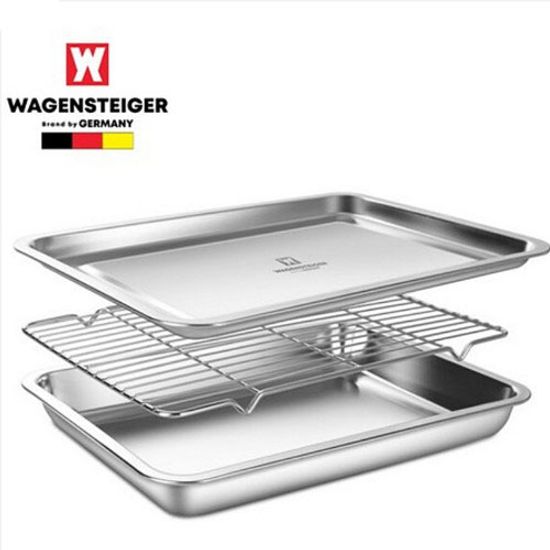[바겐슈타이거] 사각 스텐 트레이 세트 27cm (no.01)