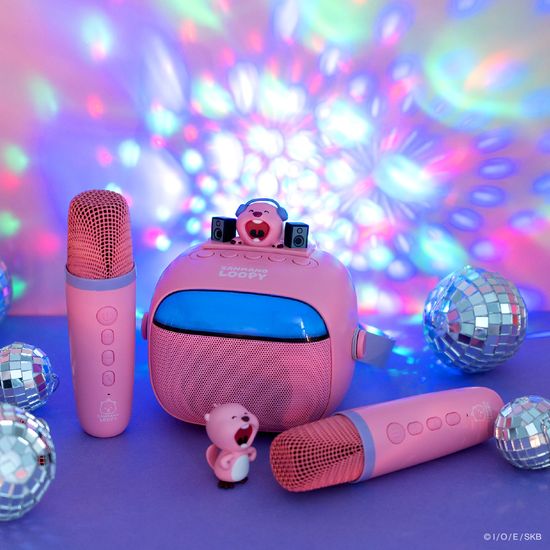 잔망루피 미니 블루투스 스피커 마이크 2개 세트