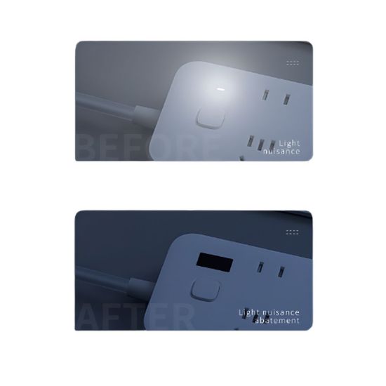LED 불빛 차단 암막스티커 전원 가리개(WFG5GQJ)