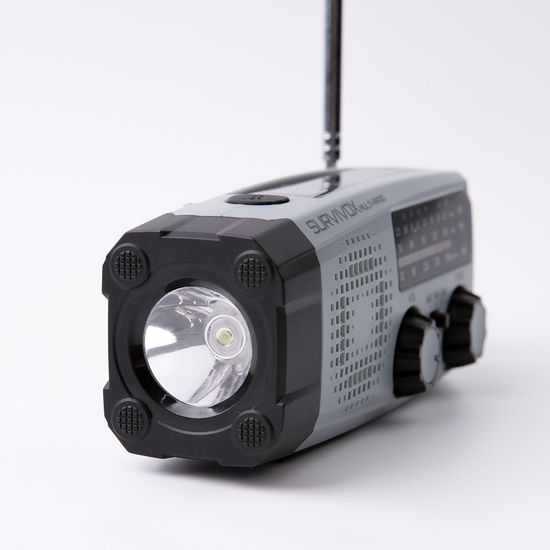 서바이복스 재난라디오 미니 재난용 크랭크라디오 