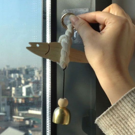 [르보에] 신년맞이 행운의 액막이 명태 도어벨 2size