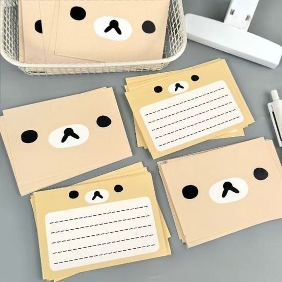 곰돌이 메모지 떡메모지 포스트잇 떡메 다꾸 메모지