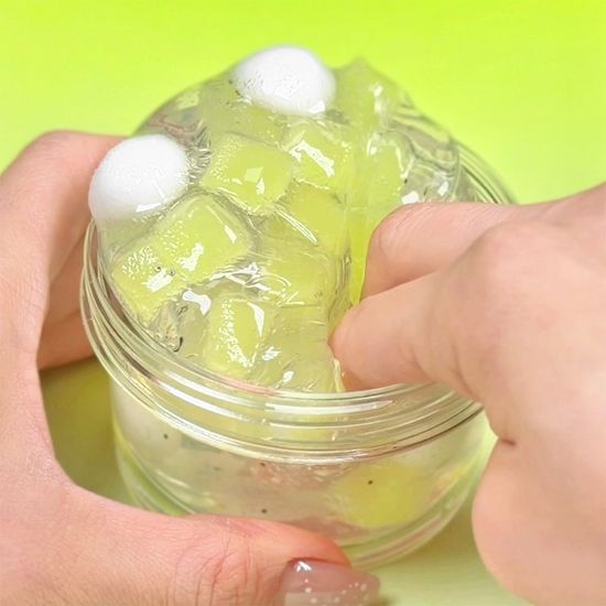 젤시스 키위통통 말랑 클리어 젤리슬라임