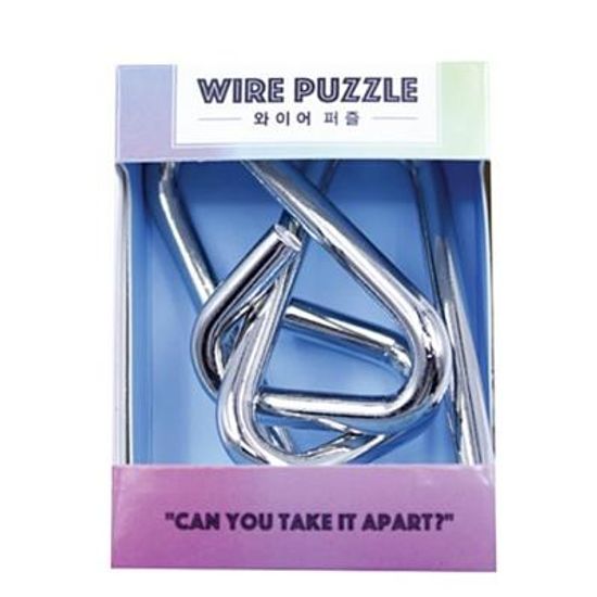 브레인티저 와이어 퍼즐 더블에이 라이트블루 2단계