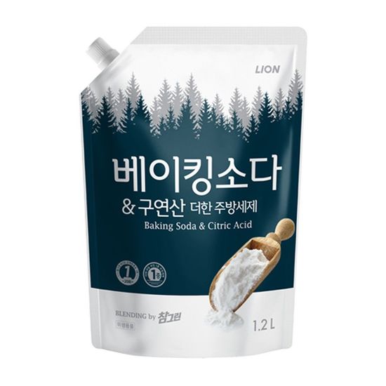 참그린 베이킹소다 구연산 주방세제 1.2L(WF9D409)