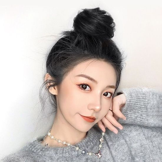 [언니네 가발] 곱창밴드 가발(블랙)