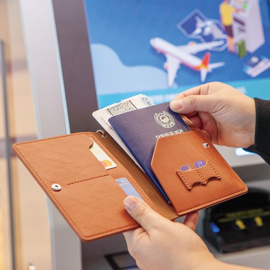 [무료각인]RFID차단 안티스키밍 줄라이 여권케이스