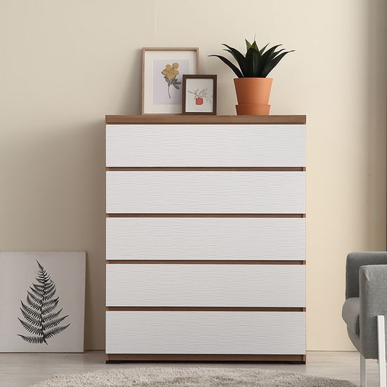 보루네오 그루브 1000 5단 서랍장