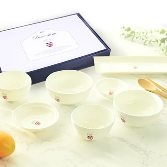 본차이나 도자기 그릇 식기 8p 세트 접시 앞접시